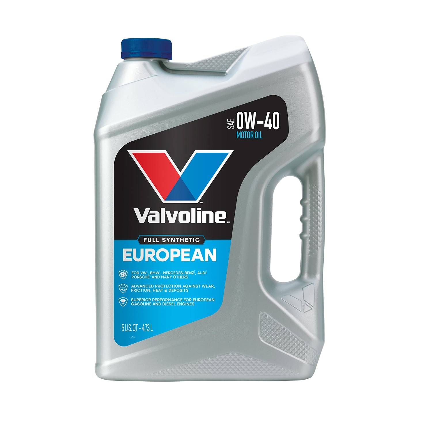European Vehicle Full Synthetic SAE 0W-40 Motor Oil - Valvoline
